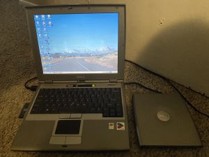 Dell Latitude D400 with external DVD drive
